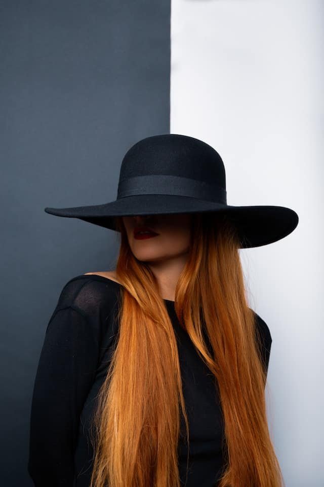 red haired woman